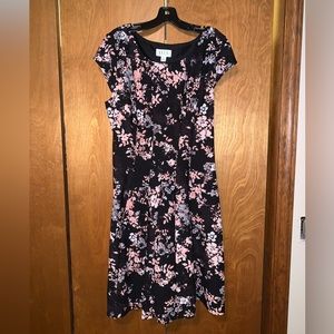 2X Floral Dress by Elle